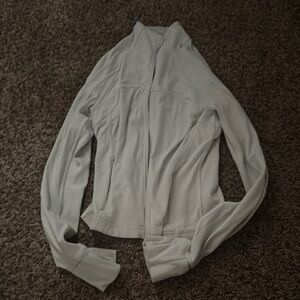 Lululemon Athletica Cream Ski Jacket with High Collar